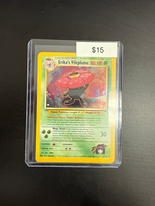 Pokémon Erika VILEPLUME 5/132
