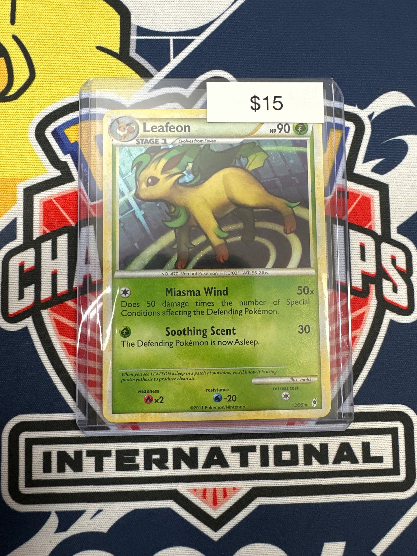 Pokemon Call of Legends Leafeon Cosmo Holo 13/95