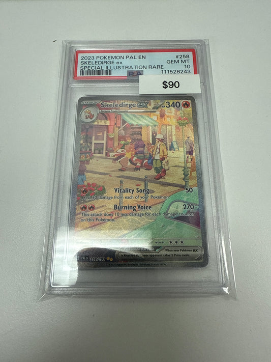 Pokemon Skeledirge Ex #258/193 PSA 10