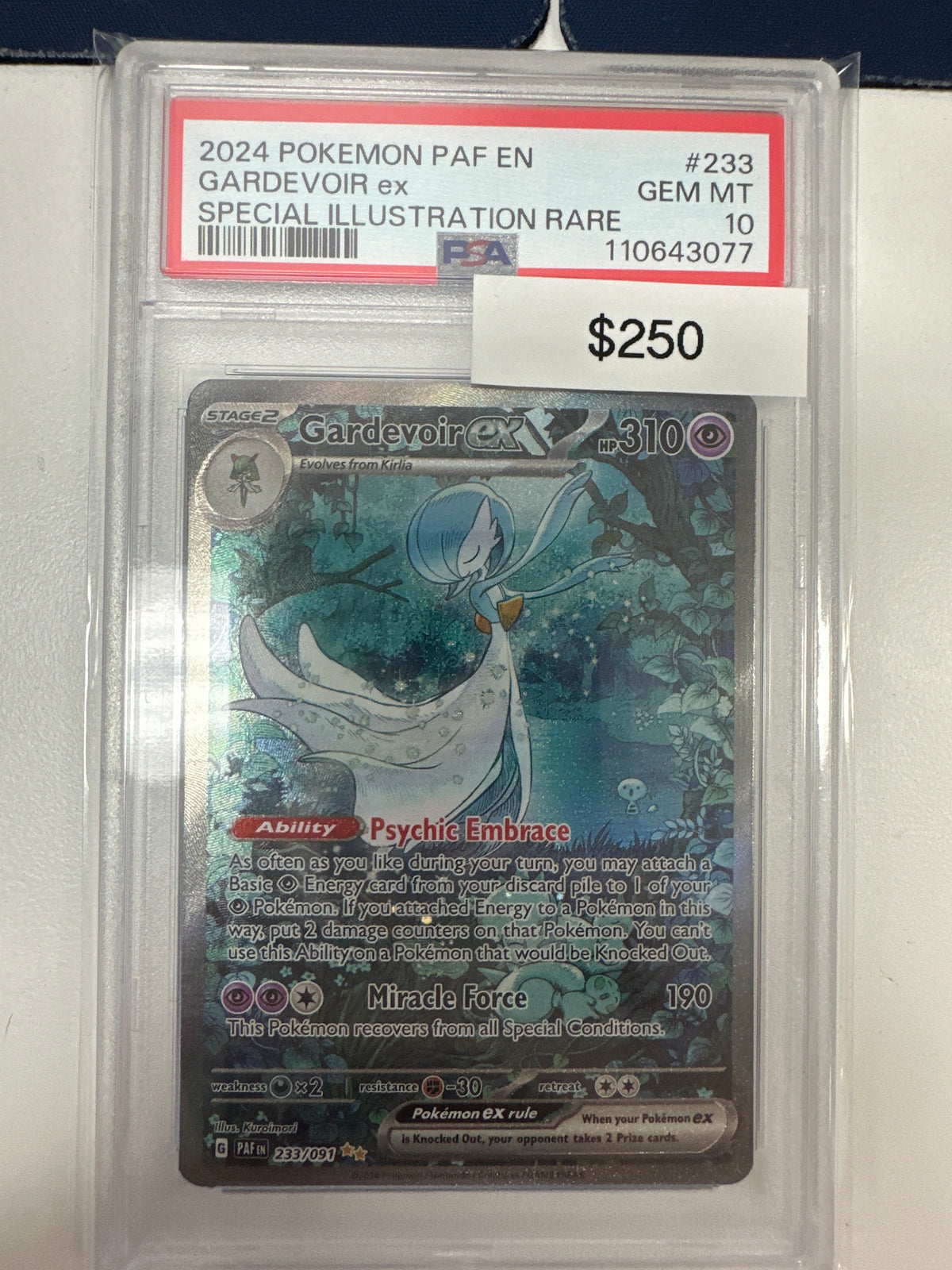 Pokemon Gsrdevoir Ex SIR 233/091 PSA 10