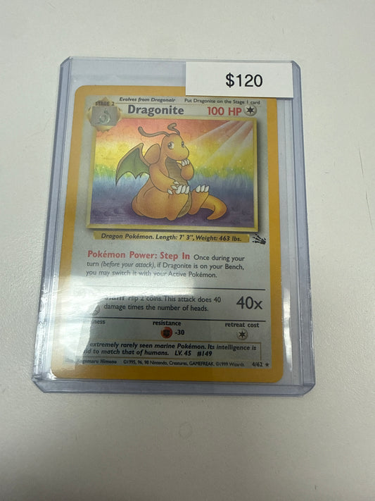 Pokémon Dragonite 4/62 Holo