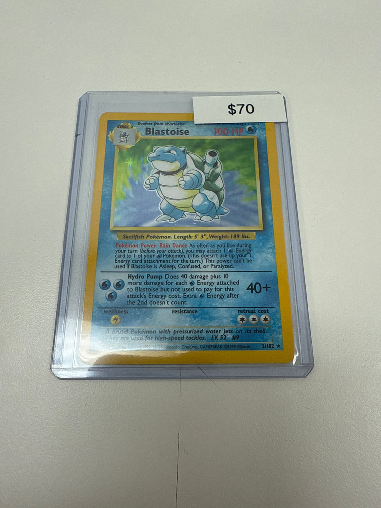 Holo on sale Blastoise Pokemon 2/102