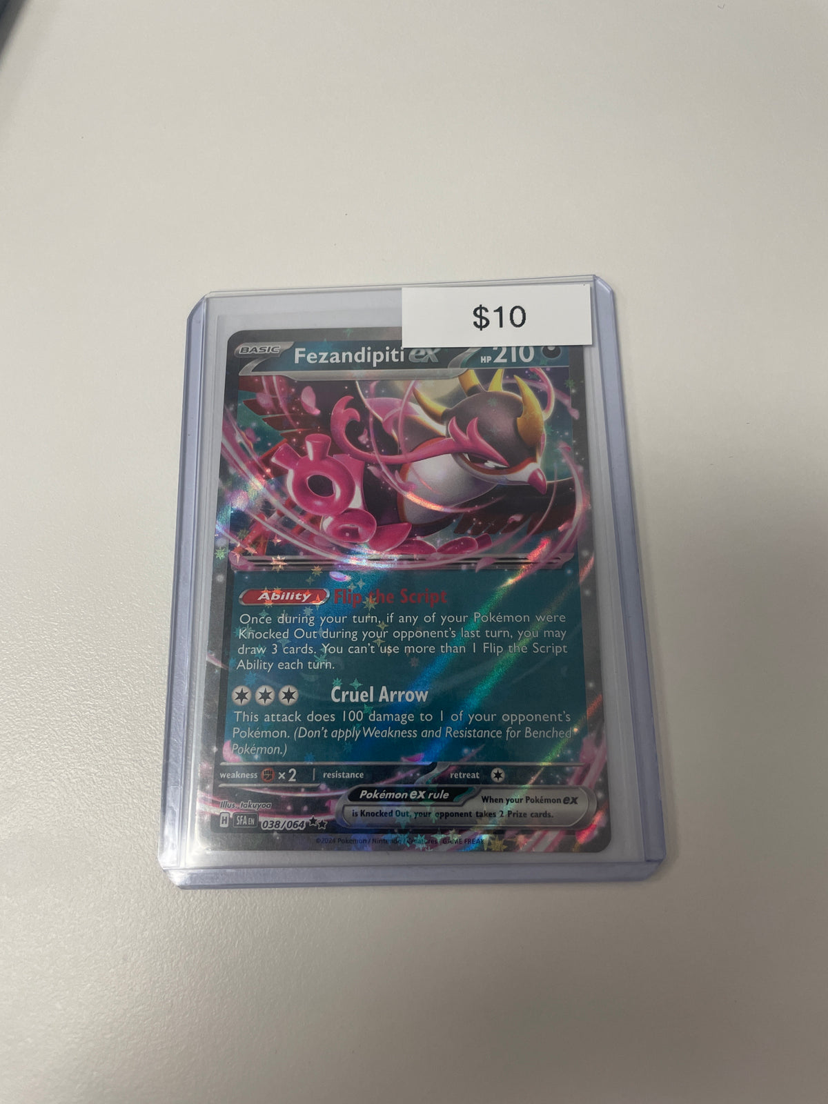 Pokemon Fezandipiti Ex #038/064