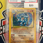Pokemon Base Set Machamp 8/102 1st Edition PSA 5