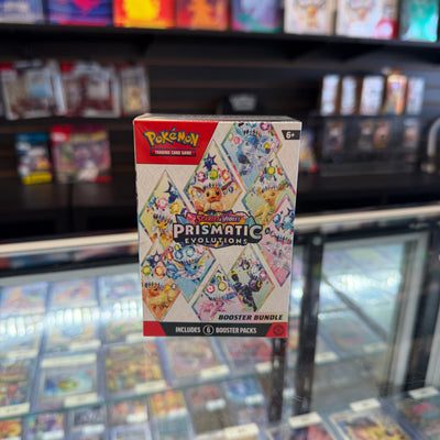 (03/13 Release) Pokemon Prismatic Evolutions Booster Bundle (6 packs)
