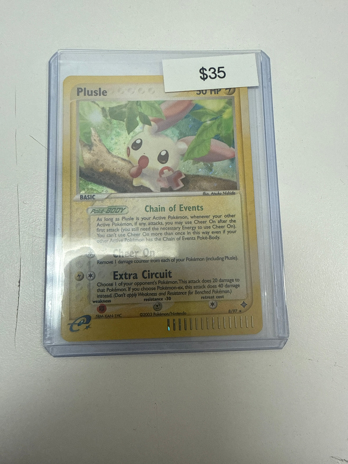 Pokémon Dragon Plusle Holo 8/97