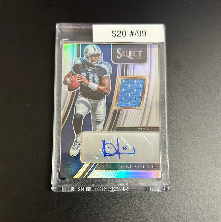 2021 Select Vince Young Patch Auto /99 