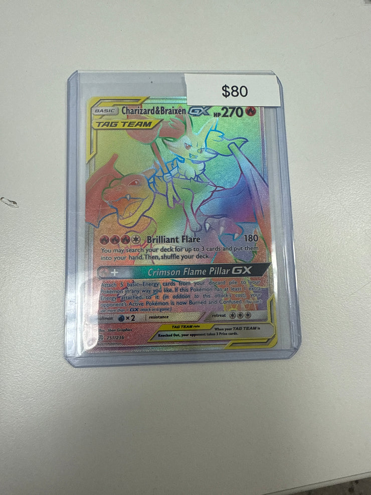 Pokémon Charizard & Braixen GX 251/236