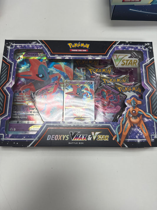 Pokémon Deoxys VMAX & VSTAR Battle Box