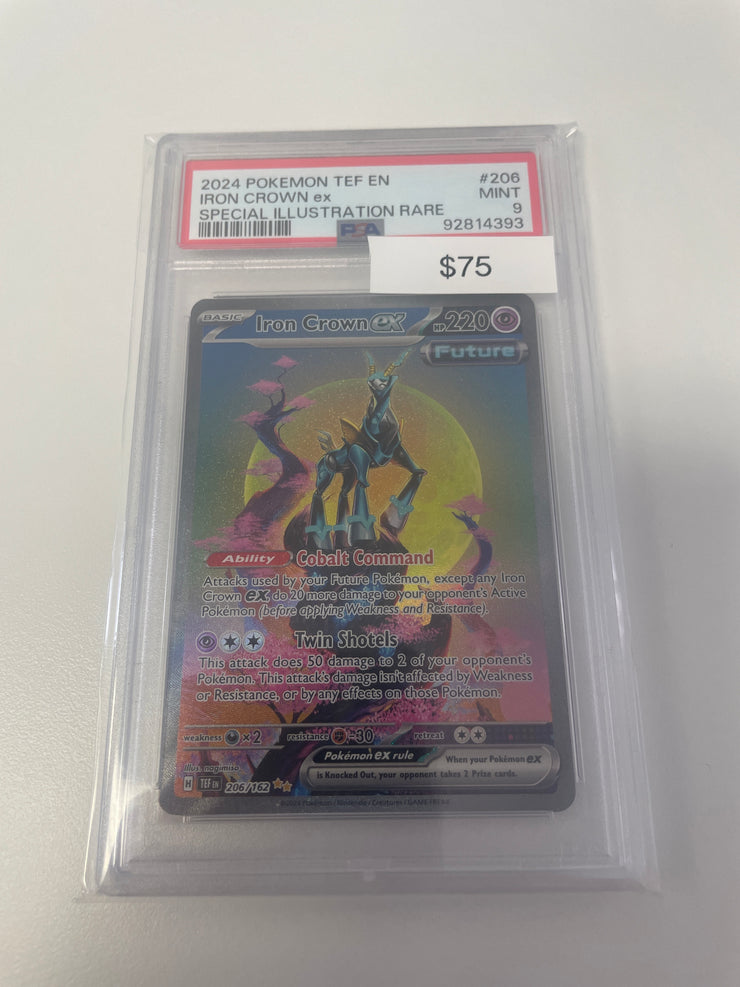 Pokemon Iron Crown Ex Special Art PSA 9 