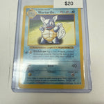 Pokemon Wartortle Shadowless #42/102