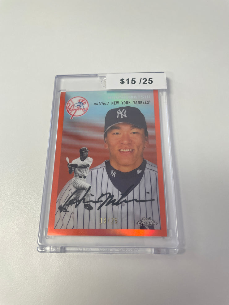 2023 Topps Platinum Hideki Matsui Orange /25 