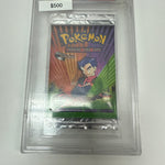 Pokemon Gym Challenge Koga 1st Ed Pack PSA 8