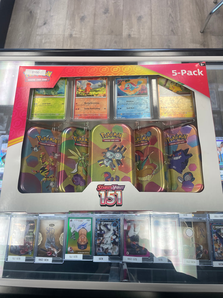 Pokemon 151 Tin Collection Box