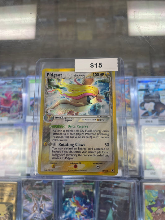 Pokemon Pidgeot Delta Species Holo #14/110
