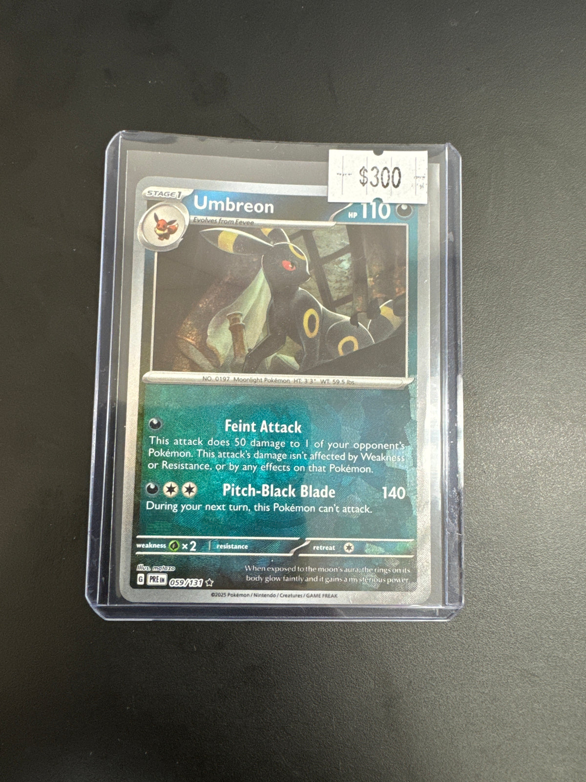 Pokémon Prismatic Evolutions Umbreon Master Ball 059/131