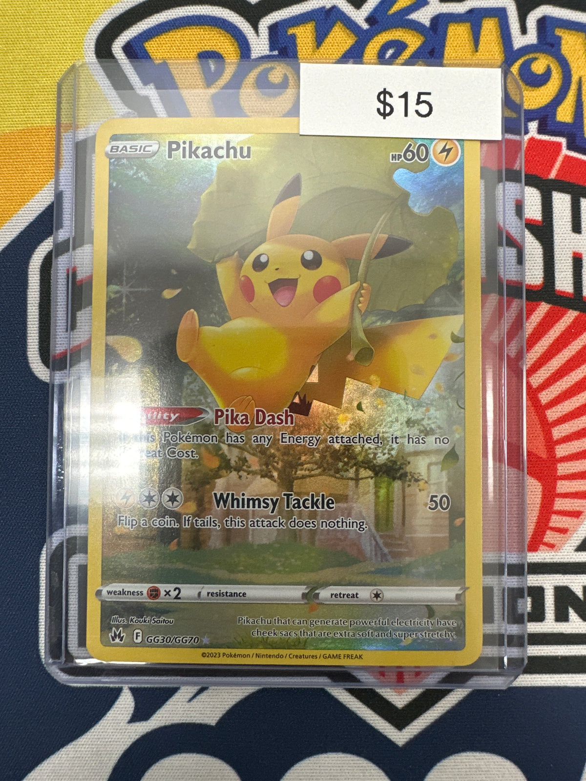 Pokemon Crown Zenith Pikachu GG30/GG70