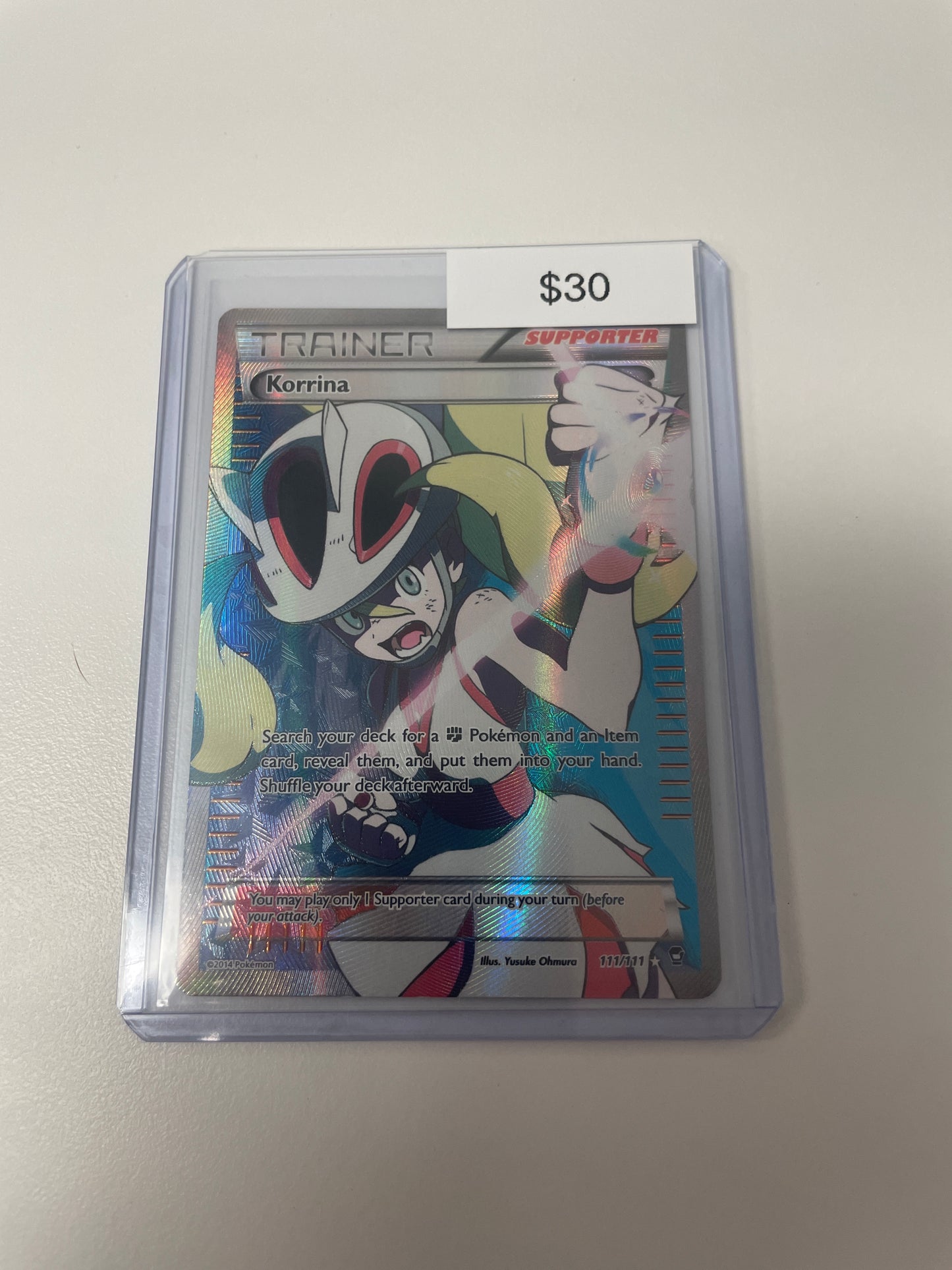 Pokemon Korrina Trainer #111/111 – Grail Collectibles AZ