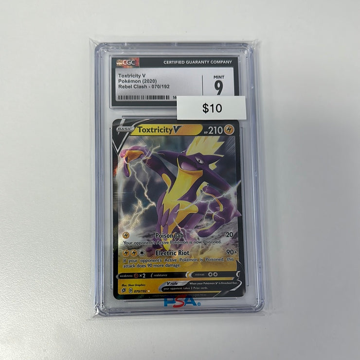 Pokémon Toxtricity V 070/192 CGC 9