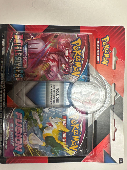 Pokemon Battle Styles + Fusion Strike Blister Pack Mega Latios Pin