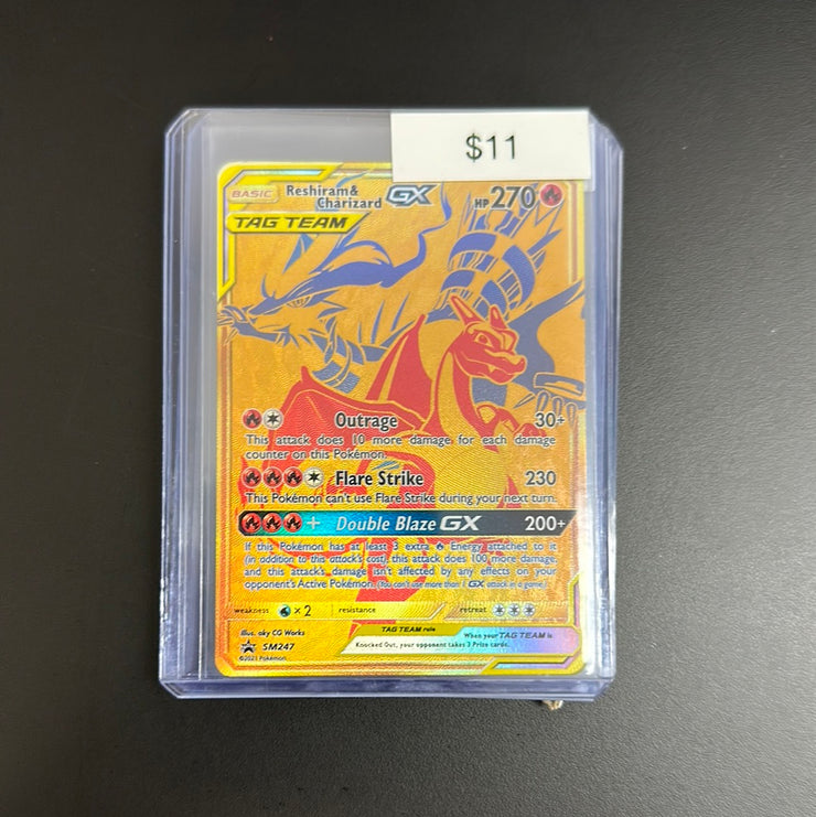 Pokémon Reshiram Charizard GX SM247