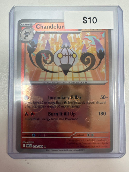Pokemon Masterball Chandelure 018/086