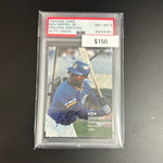 1989 Topps Ken Griffey Jr. Autograph PSA 8