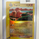 Pokemon E-Reader Dugtrio Reverse Holo 52/144
