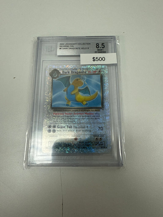 Pokemon Legendary Collection Dragonite Reverse Holo #5/110 BGS 8.5
