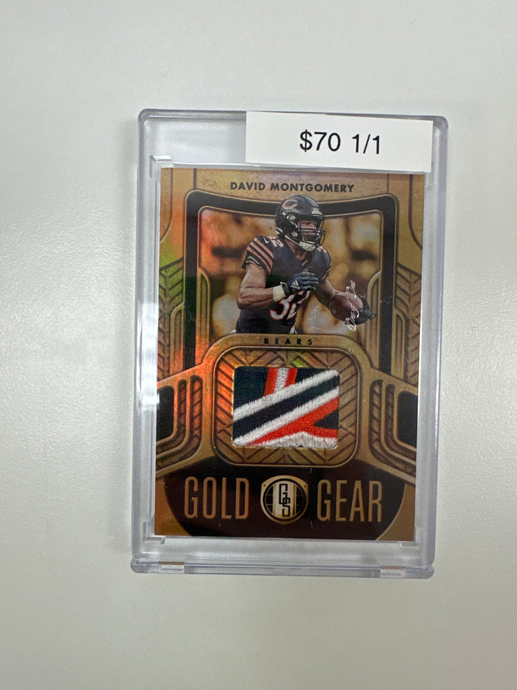 2022 Panini Gold Standard Gold Gear David Montgomery 1/1 Patch GG-DMO