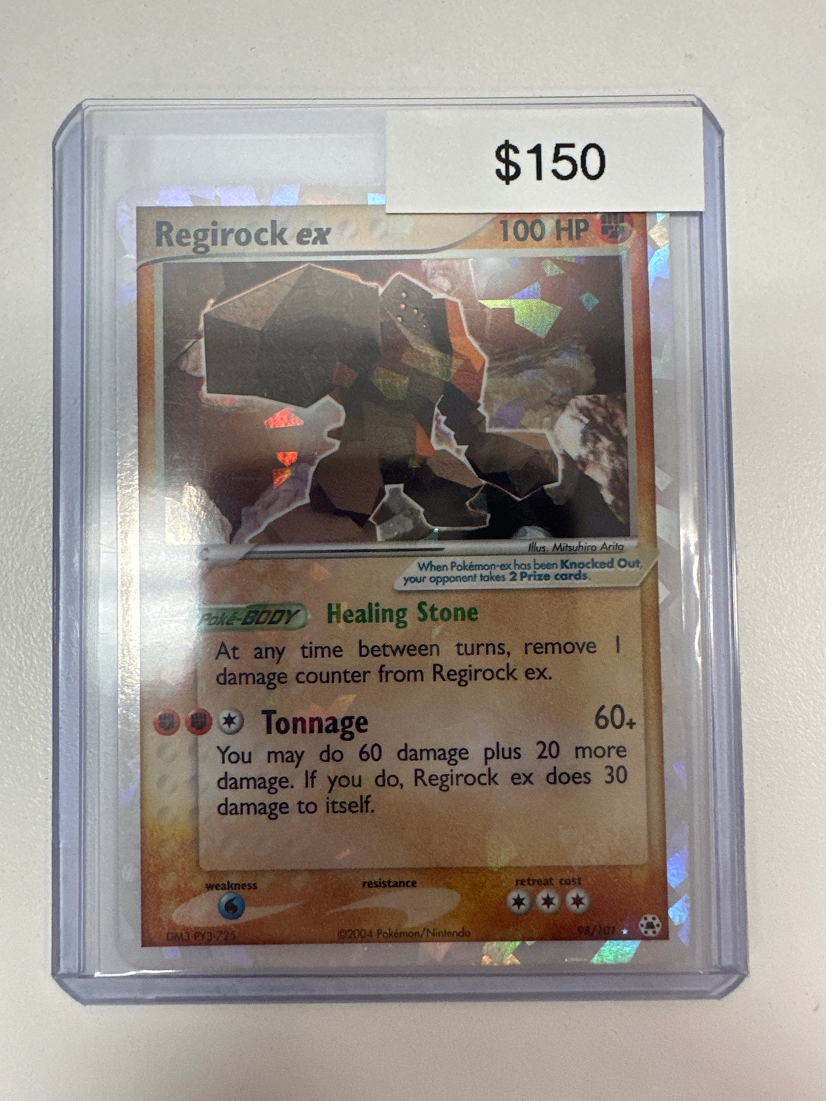 Pokemon Regirock ex 98/101