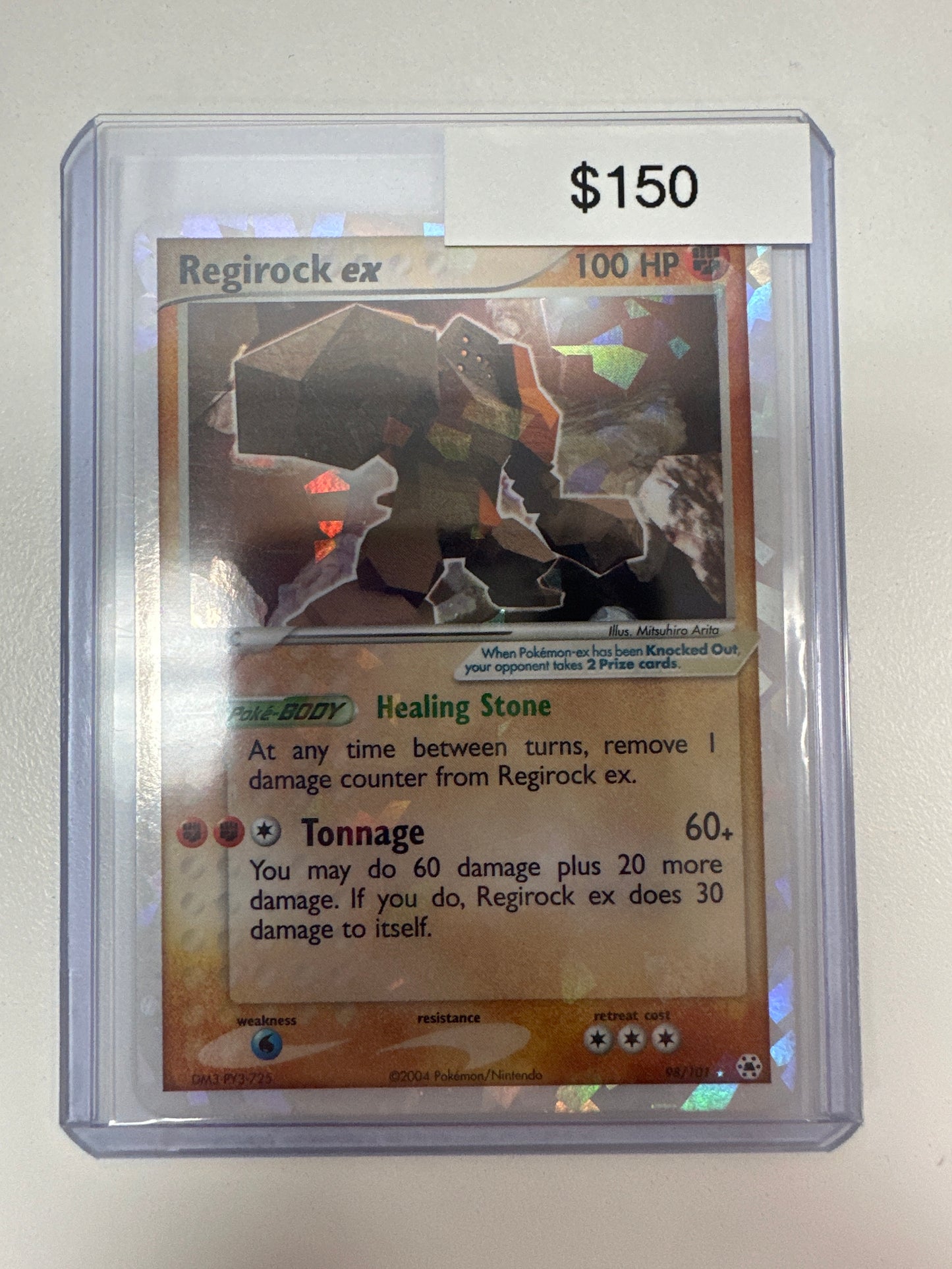 Pokemon Regirock ex 98/101
