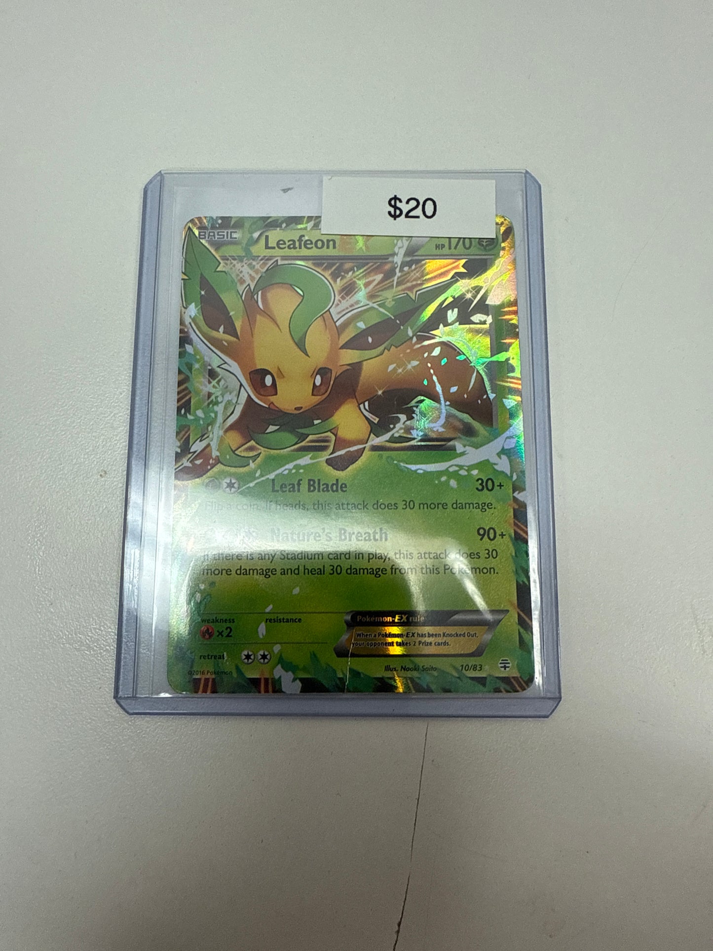 Generations Leafeon Ex #10/83