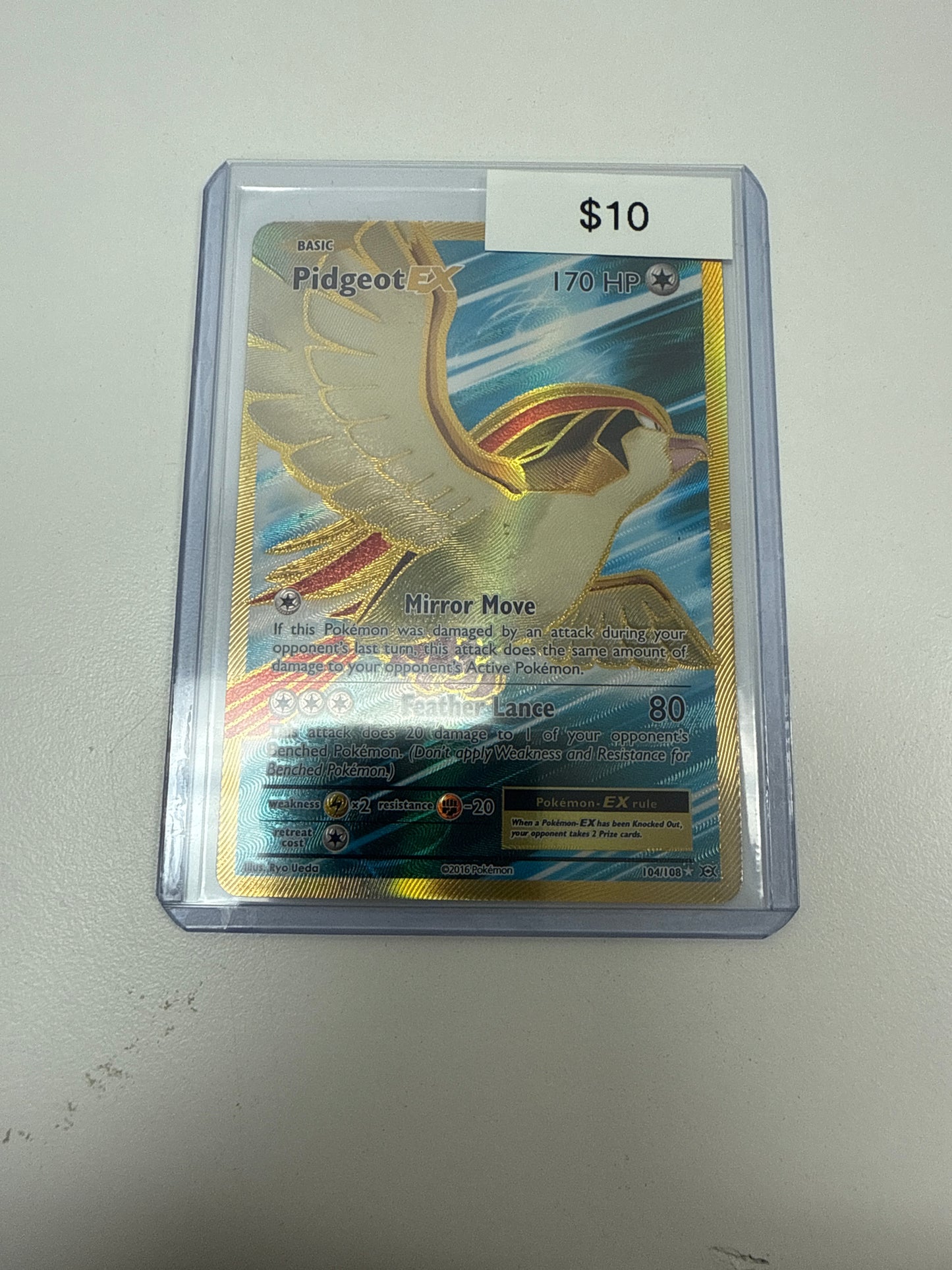 Pokemon Pidgeot Ex #104/108