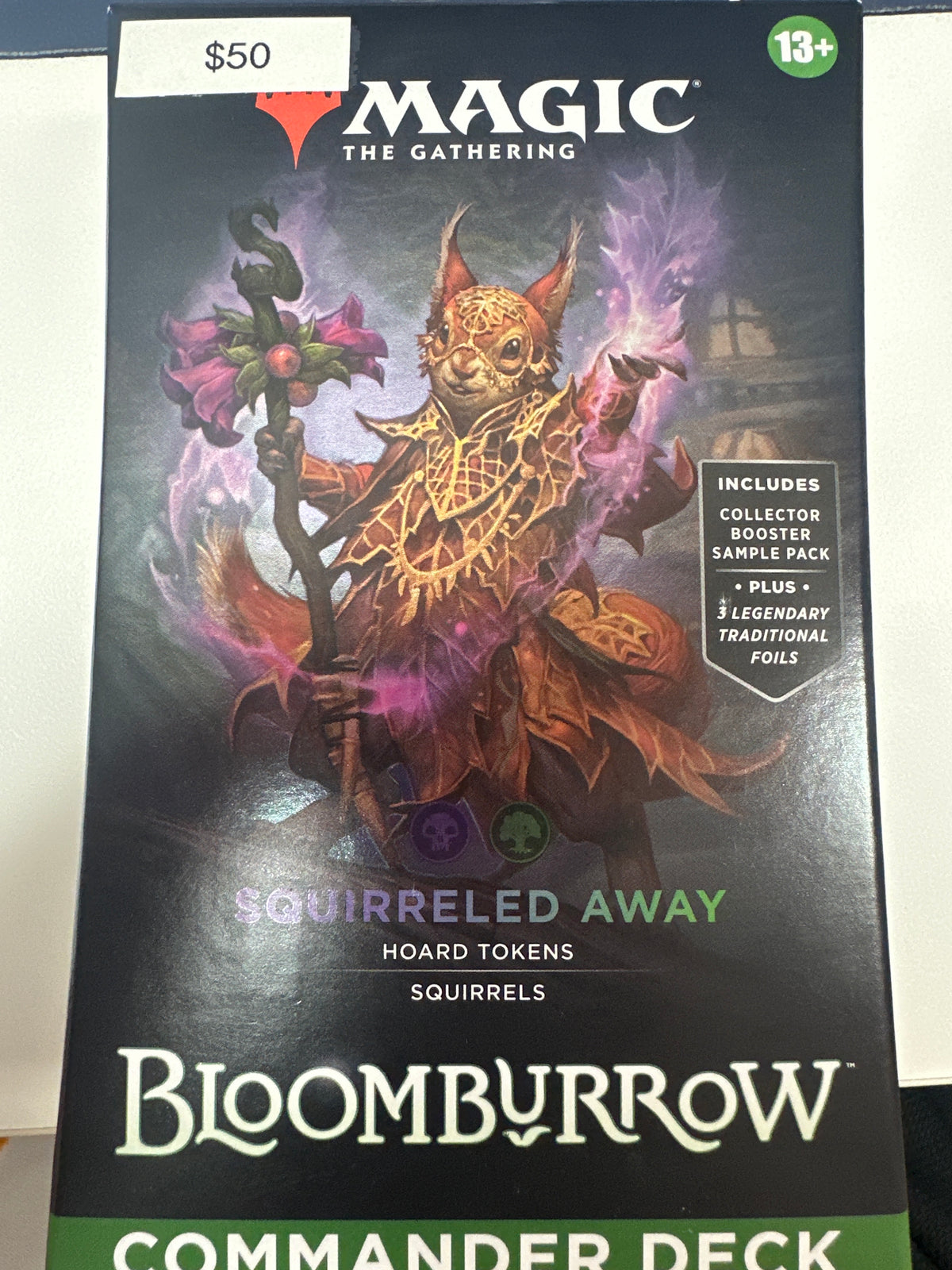 Magic the Gathering Bloomburrow Commander Deck Squirrled Away