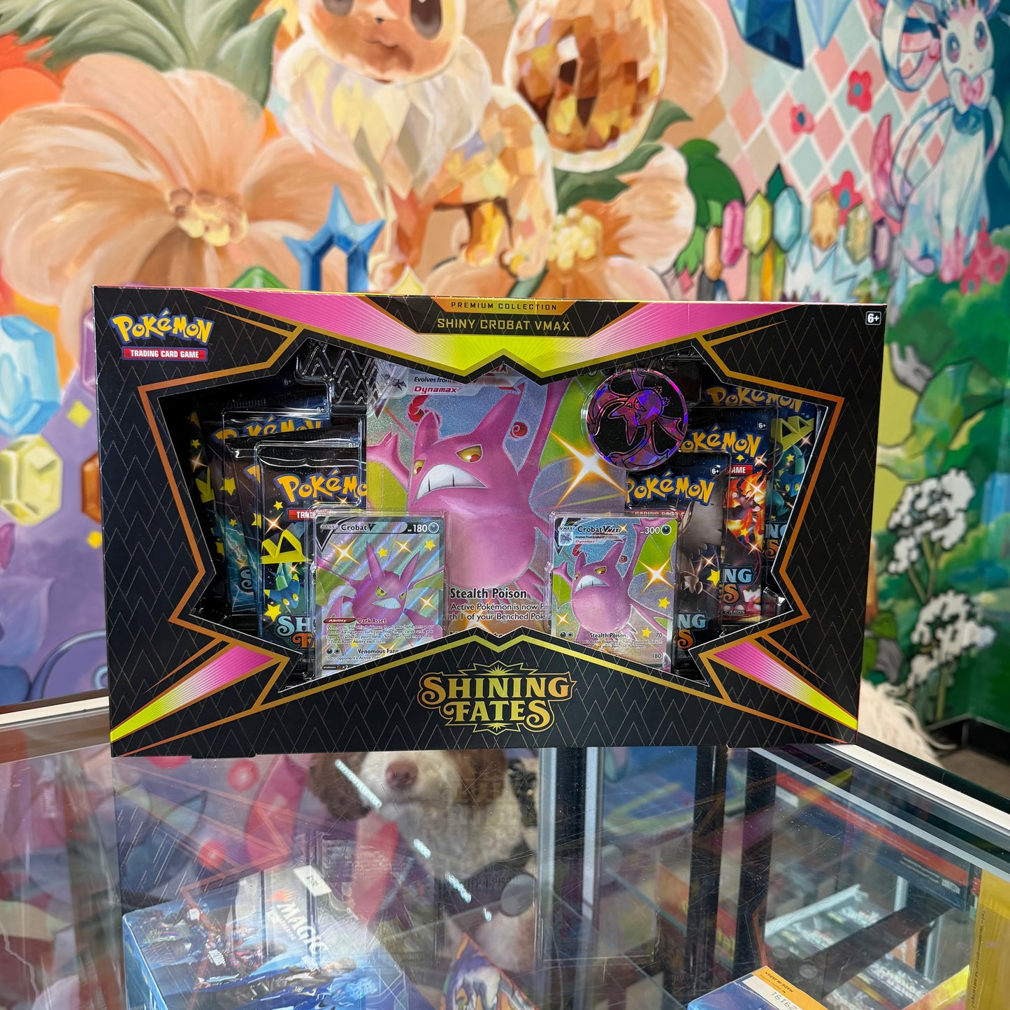 Pokemon Shining Fates Crobat V-Max Premium Box