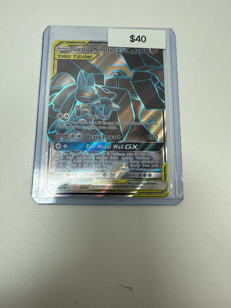 Pokemon Lucario & Melmetal GX 