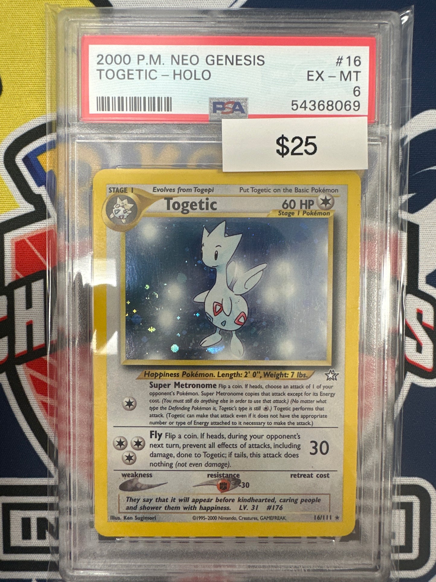 Pokemon Togetic Holo 16/111 PSA 6