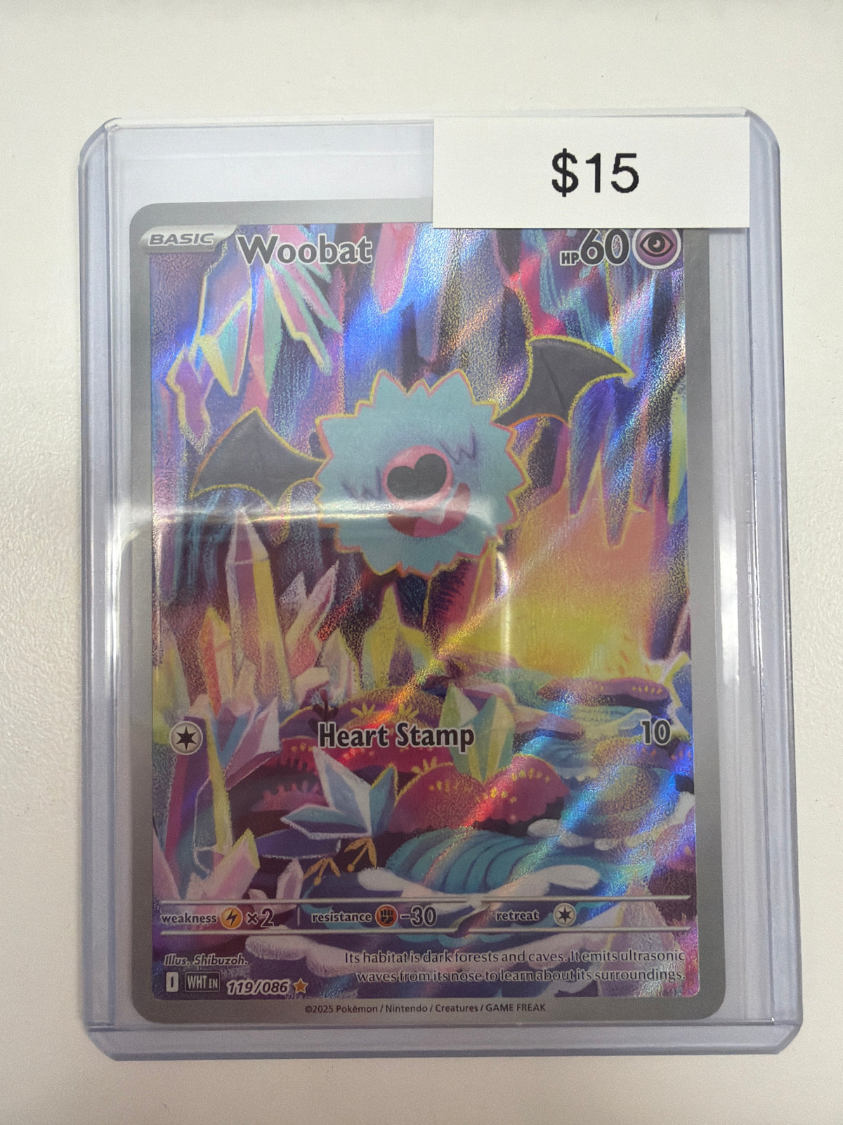 Pokemon Woobat 119/086