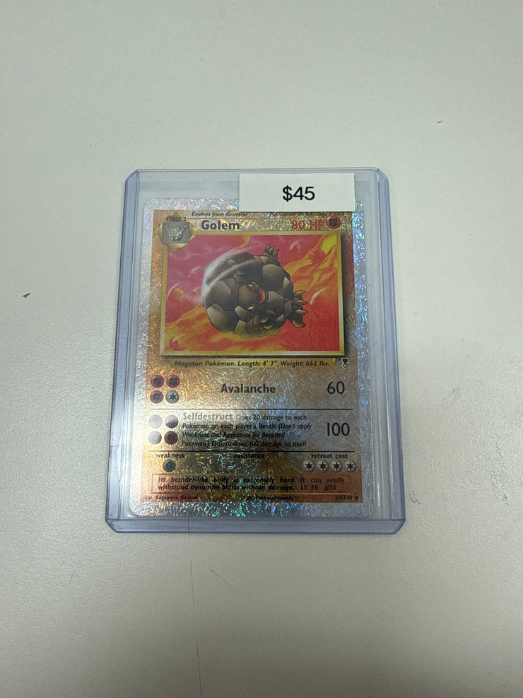 Pokemon Golem Reverse Holo 