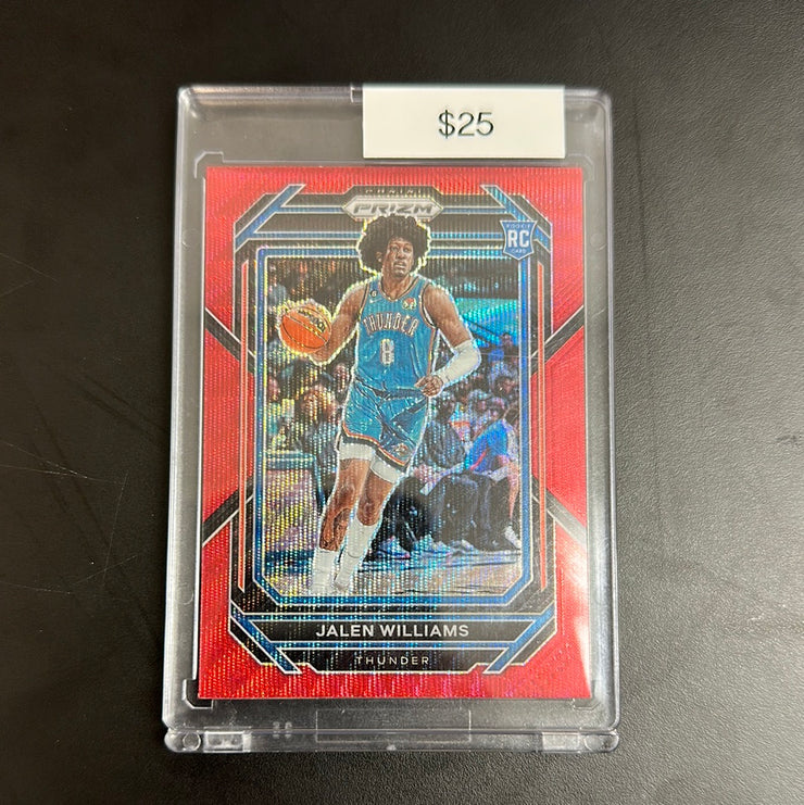 2022/23 Prizm Jalen Williams Red Shimmer 