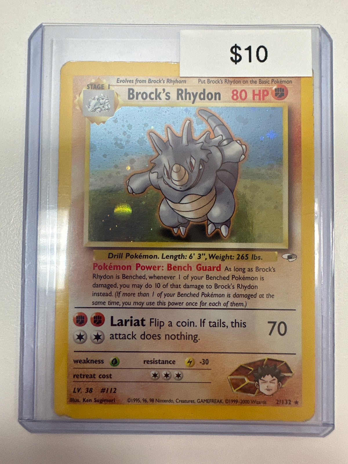 Pokemon Brock’s Rhydon 2/132