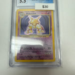 Base Set Alakazam Holo #1/102 CGC 5.5