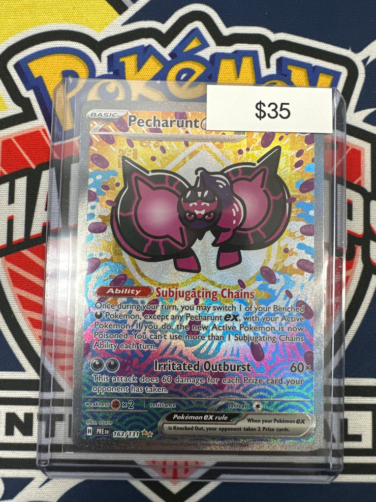 Pokemon Prismatic Evolutions Pecharunt ex 163/131