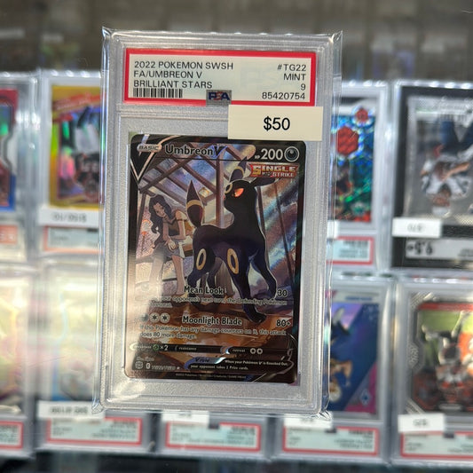 Pokémon Brilliant Stars Umbreon V PSA 9