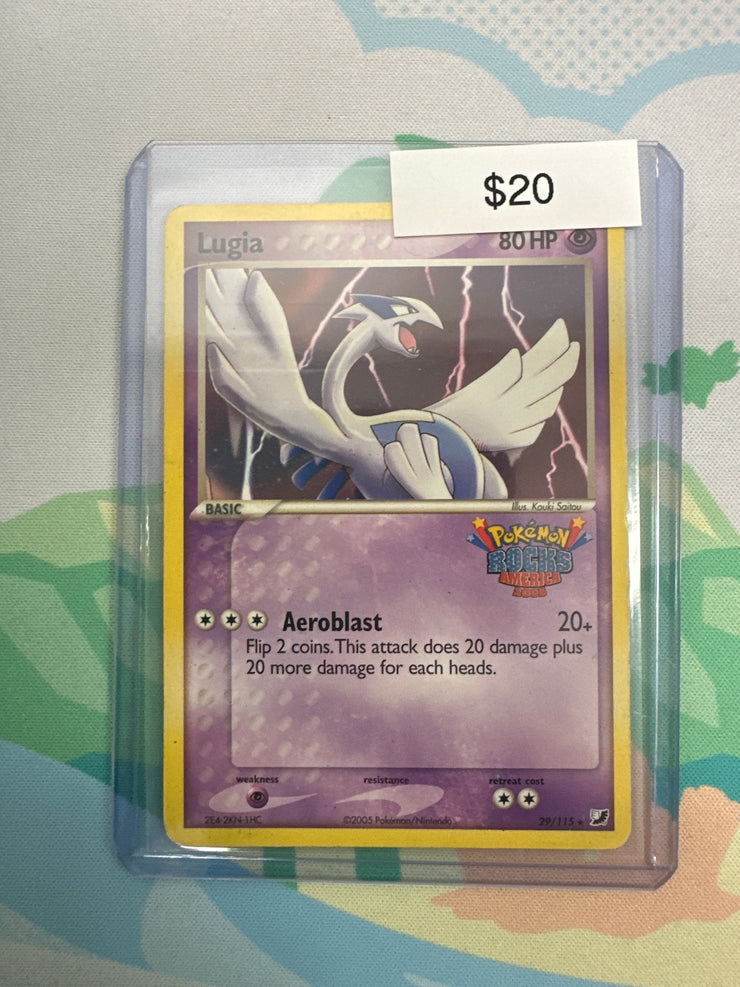 Pokémon Lugia Pokemon Rocks America Tour Stamped 29/115