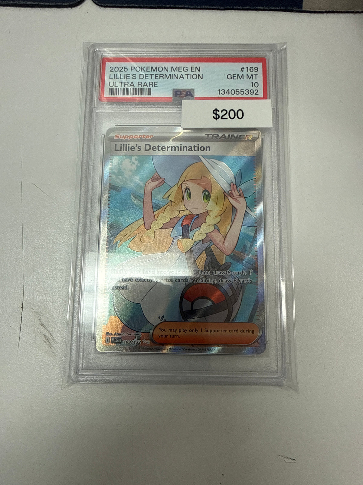 Pokemon Lille’s Determination #169/132 PSA 10