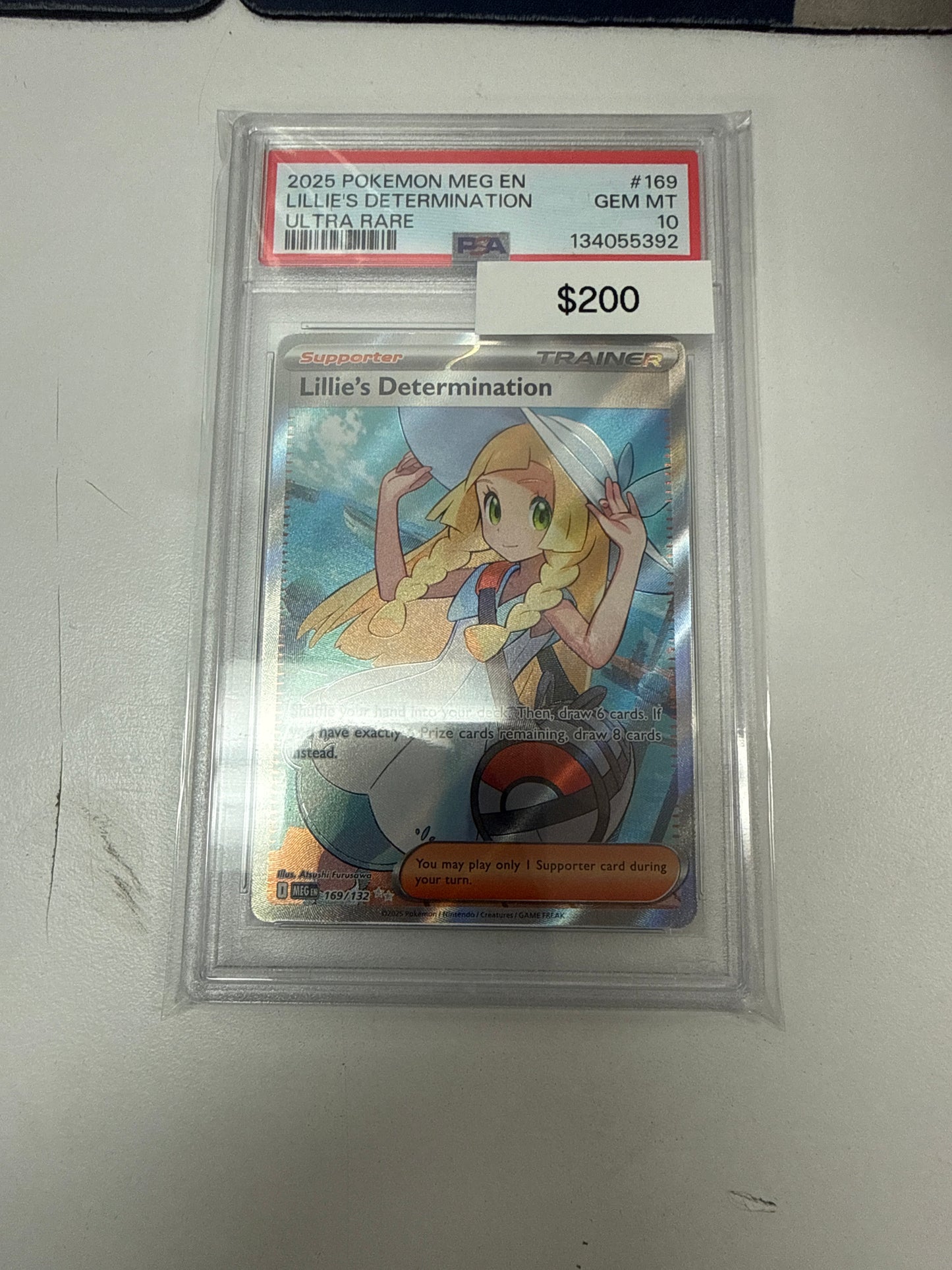 Pokemon Lille’s Determination #169/132 PSA 10