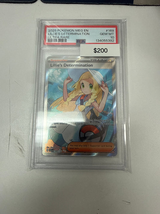 Pokemon Lille’s Determination #169/132 PSA 10