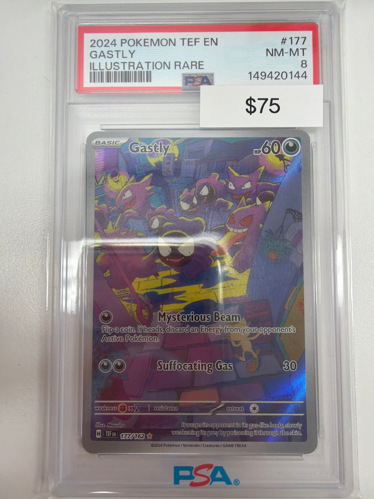 Pokemon Gastly Temporal Forces 177/162